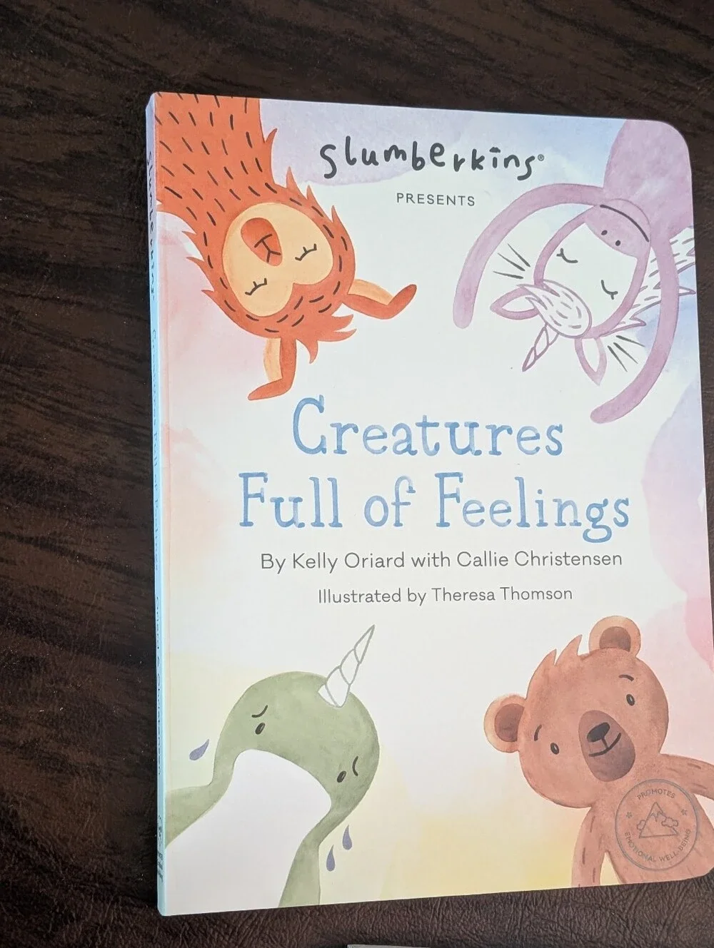 Slumberkins Emotional Intelligence Board Book Bundle Fox Dragon Ibex Creatures
